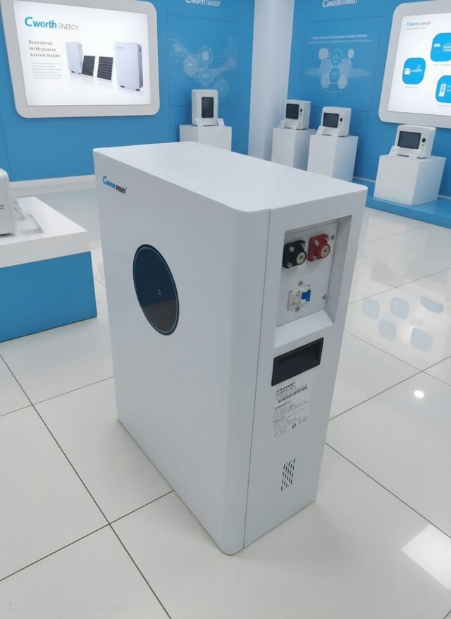 Cworth 24V 3kWh LiFePO4 lithium battery